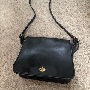Classic Coach leather bag